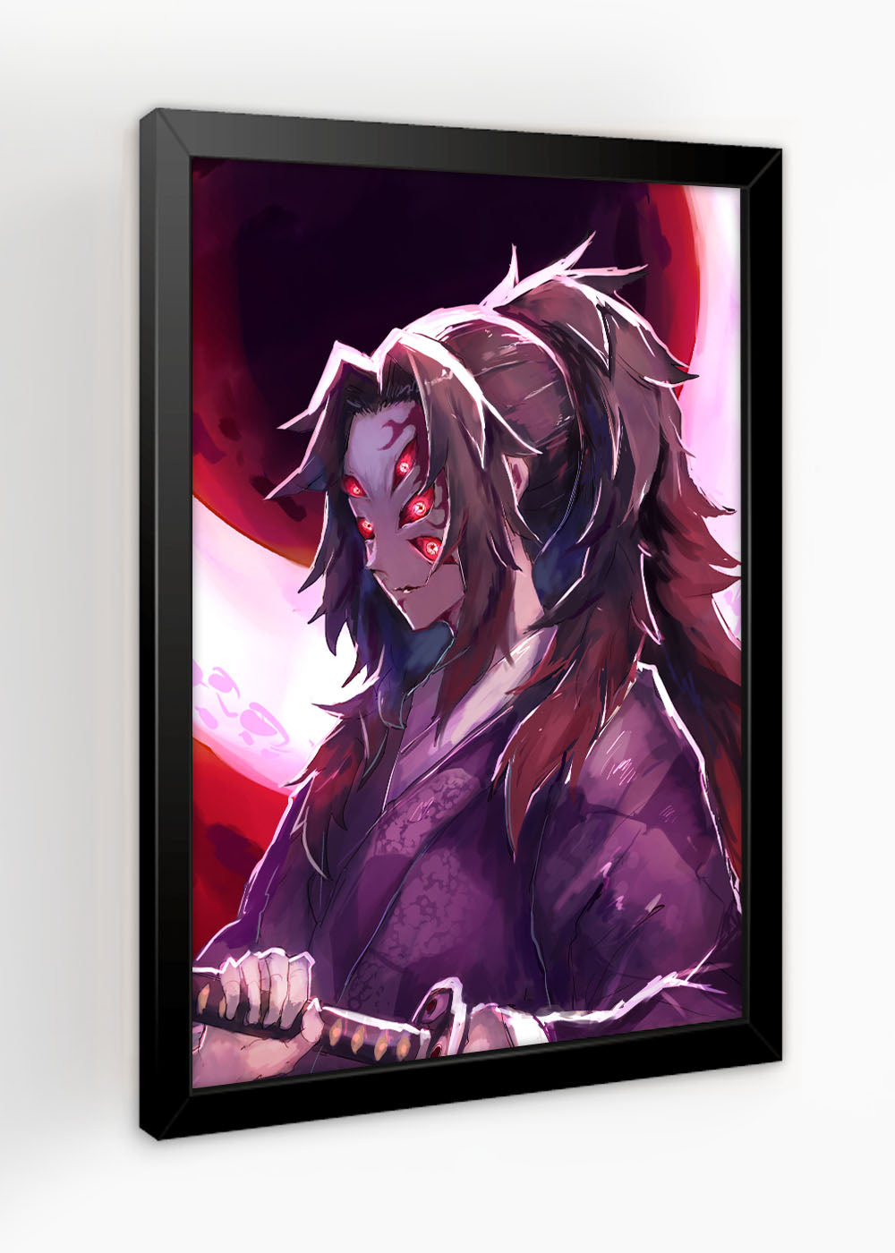 Quadro Decorativo Demon Slayer - Lua superior 1 - Com vidro