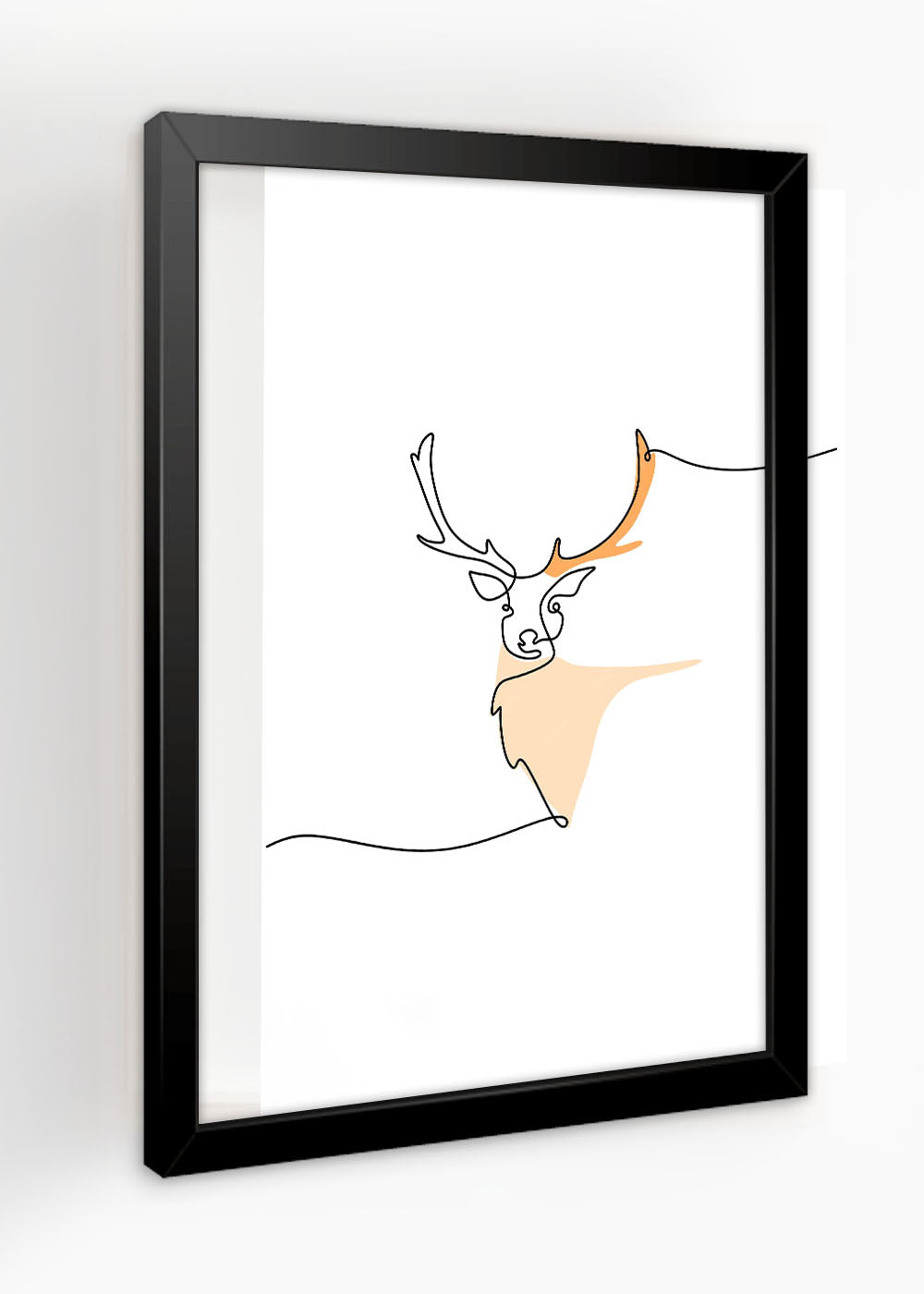 Quadro Decorativo Alse Abstrato - Com vidro