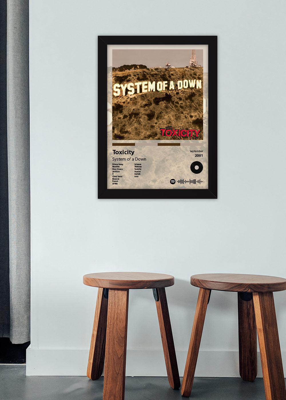 Quadro Decorativo Toxicity - System of a Down