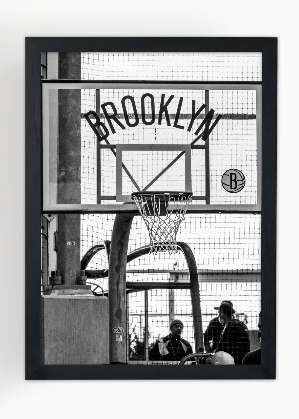 Quadro Decorativo Brooklyn Nets - Com vidro