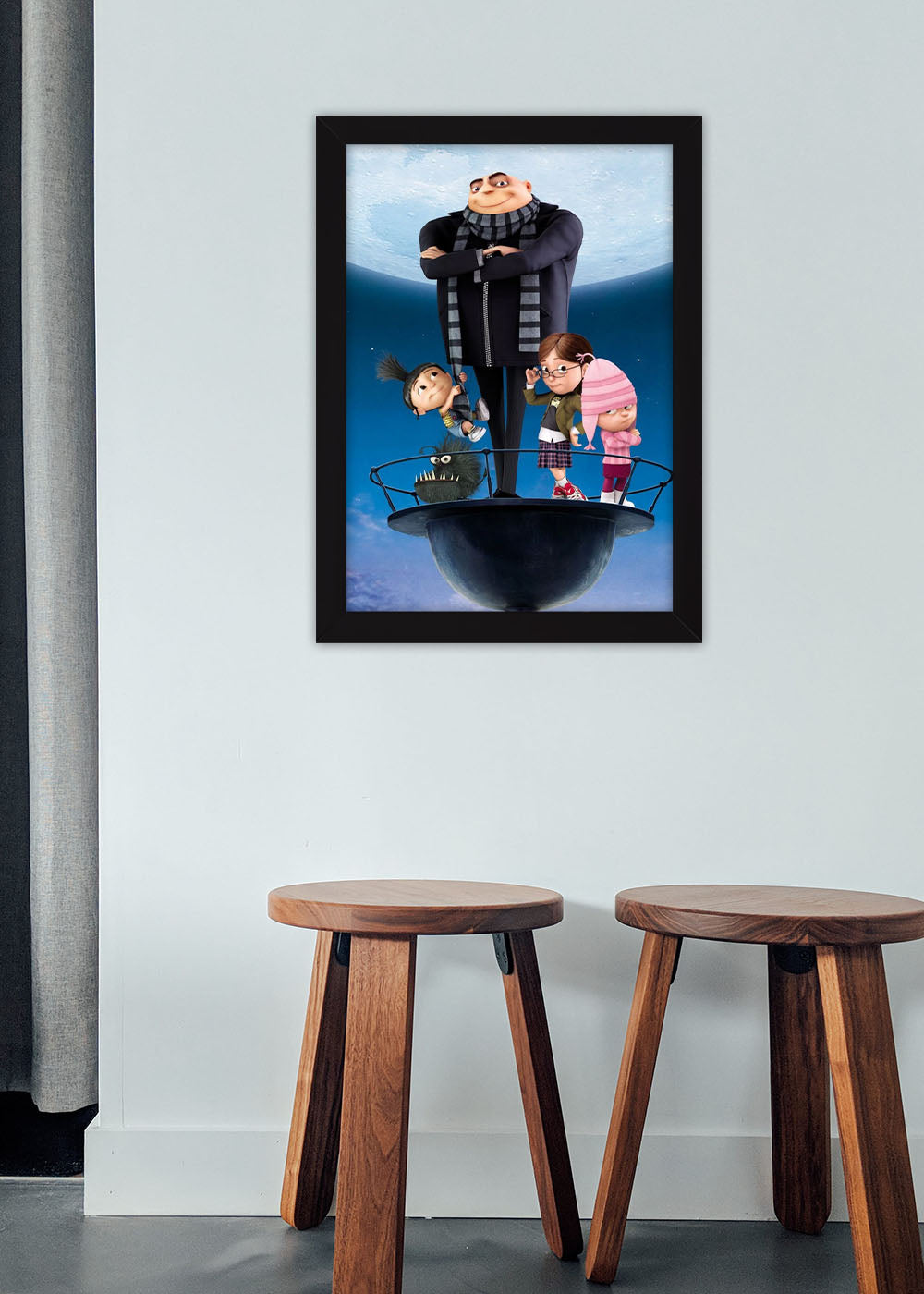 Quadro Decorativo A familia de Gru - Com vidro