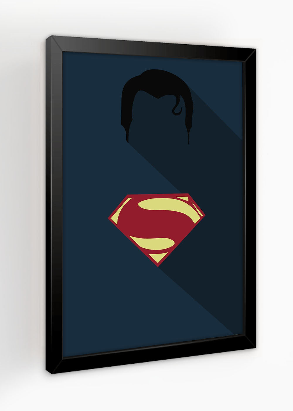 Quadro Decorativo Heroi DC - Superman - Com vidro