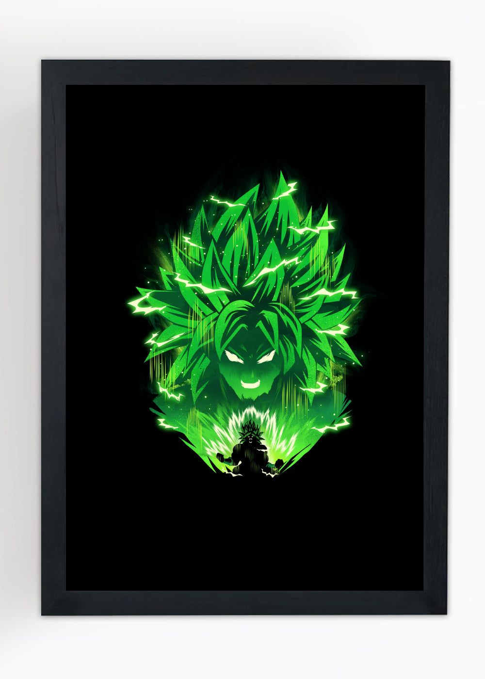 Quadro Dragon Ball Broly - Com vidro