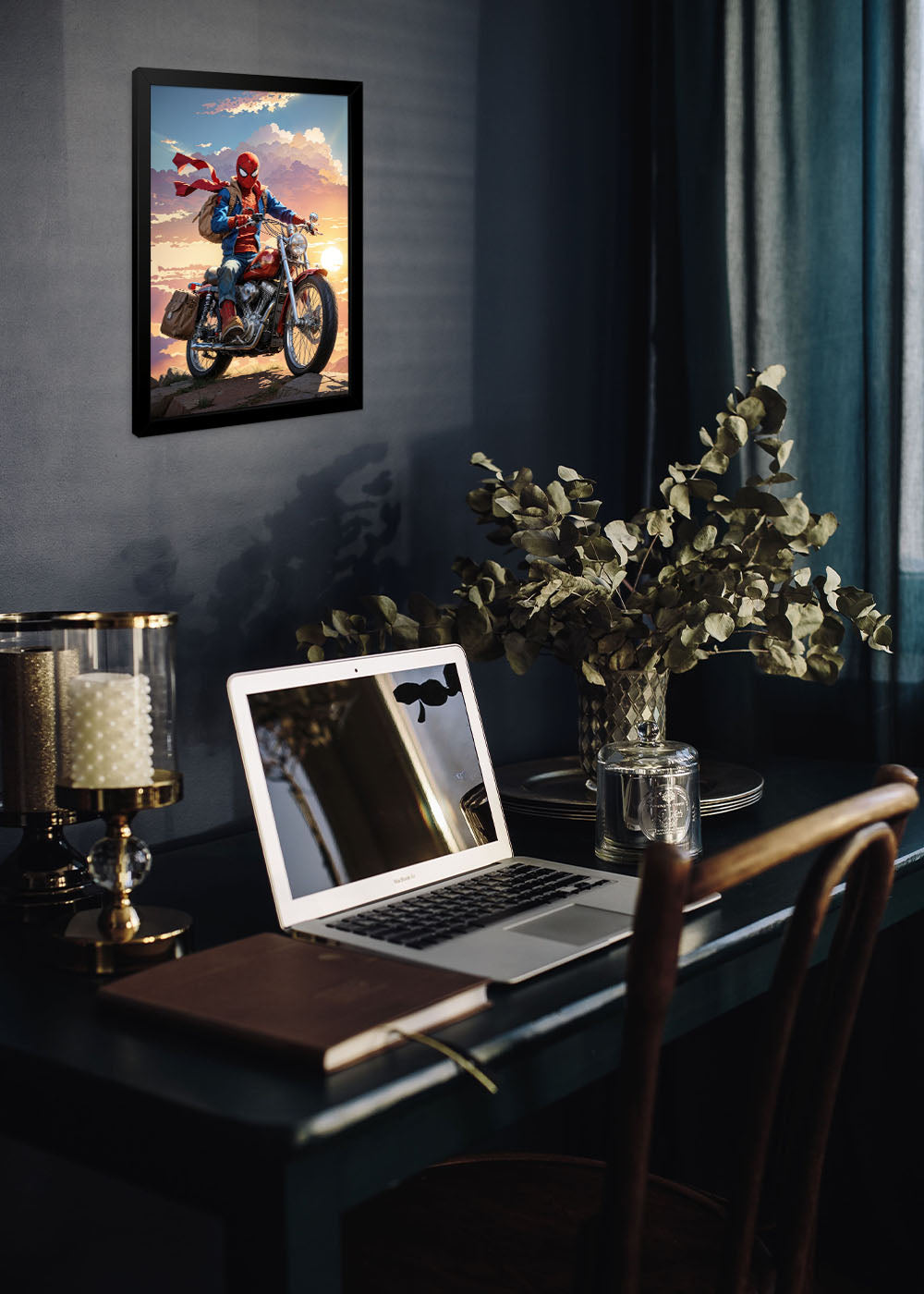 Quadro Decorativo Homem Aranha aventureiro - Com vidro