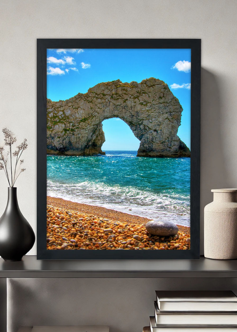 Quadro Paisagens A pedra da esperança - Com vidro