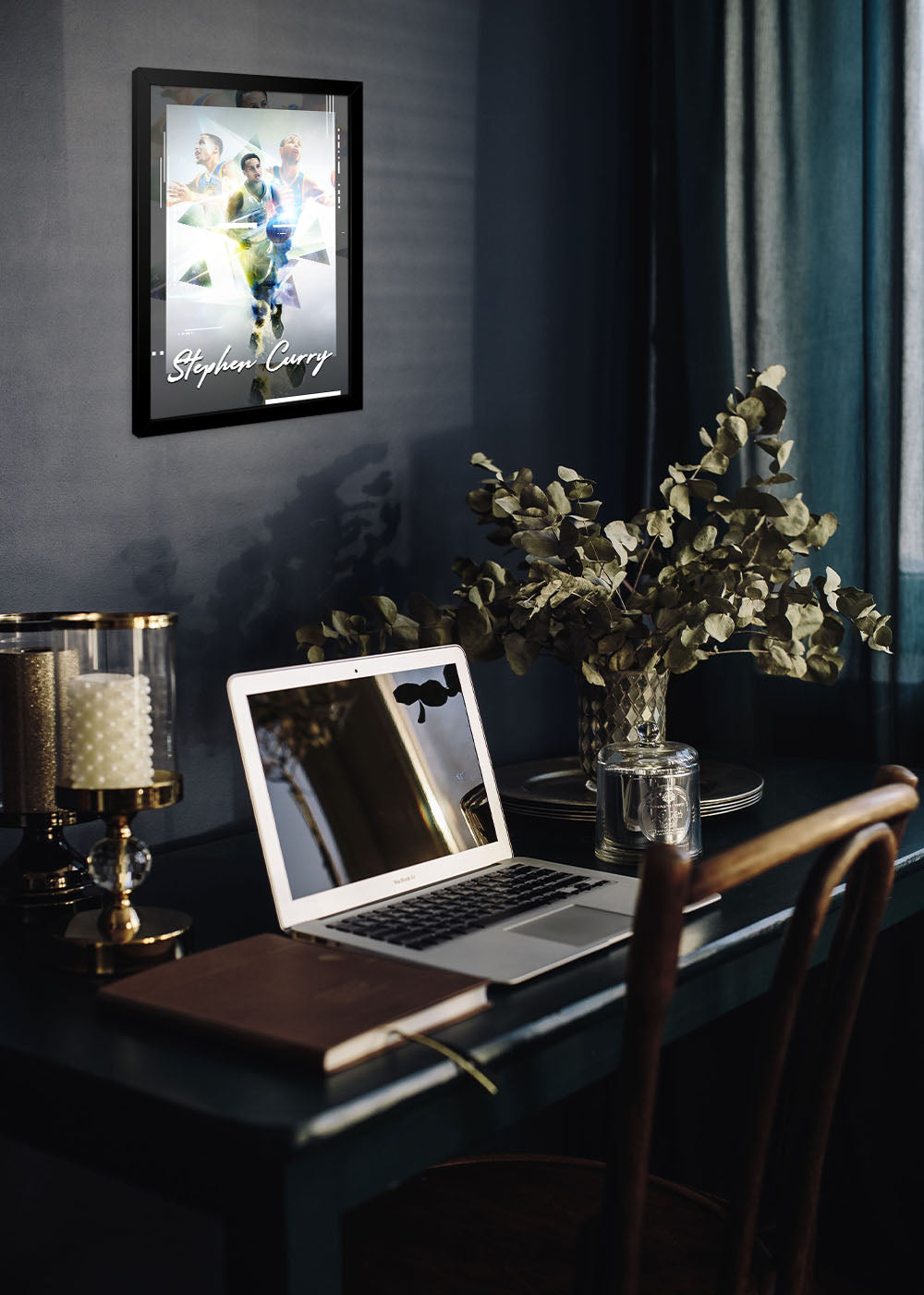 Quadro Decorativo Stephen Curry - Com vidro