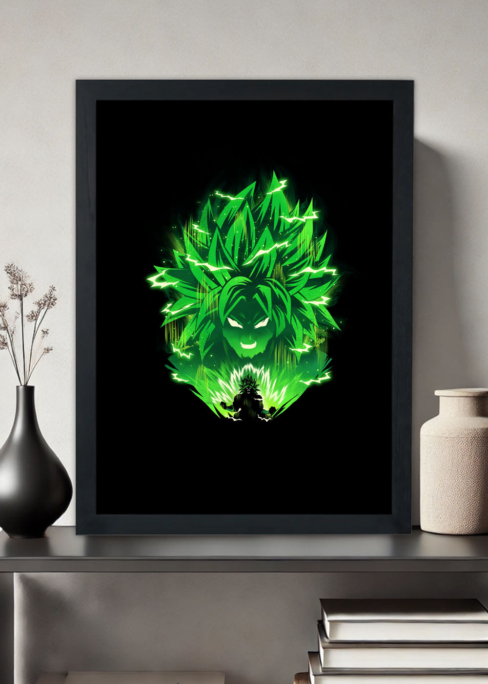 Quadro Dragon Ball Broly - Com vidro