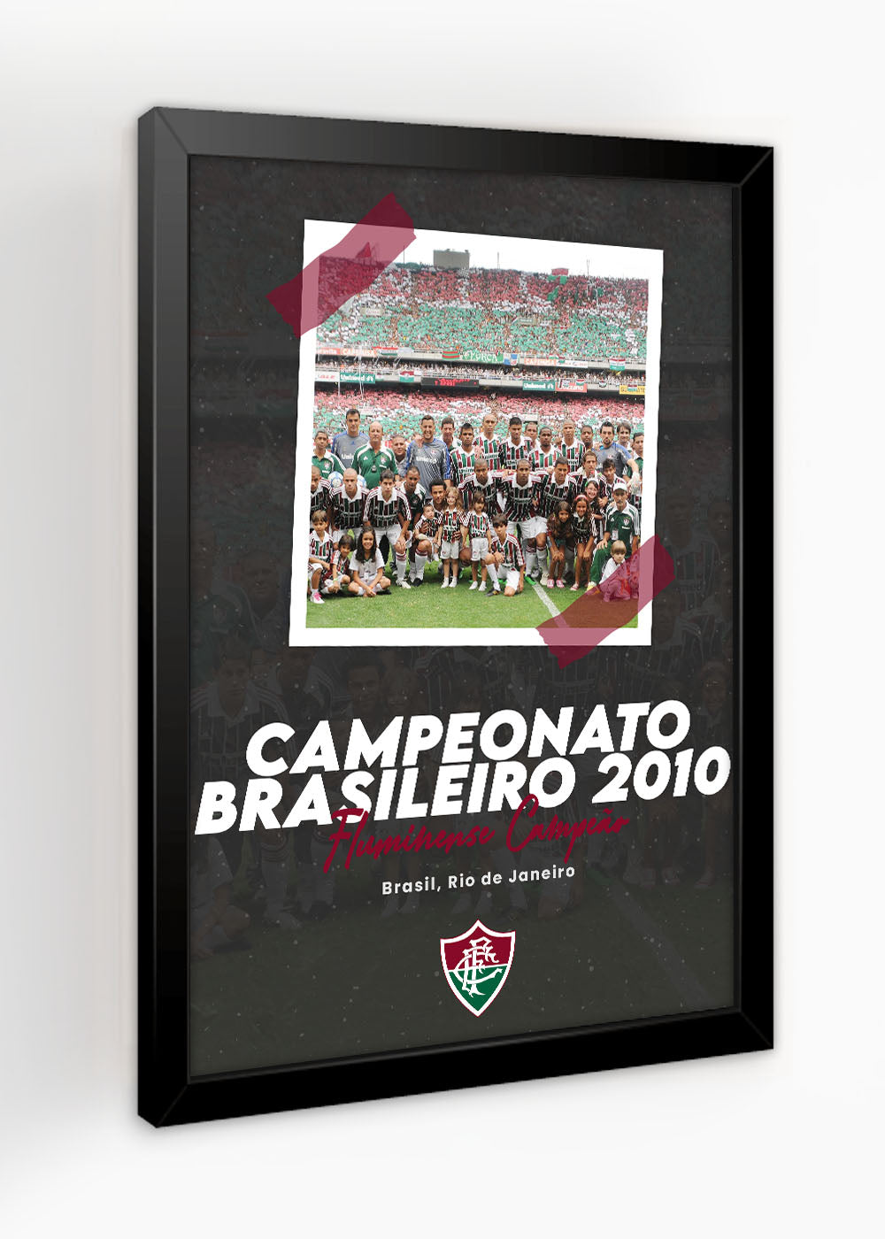 Quadro Campeonato Brasileiro 2010 - Com vidro