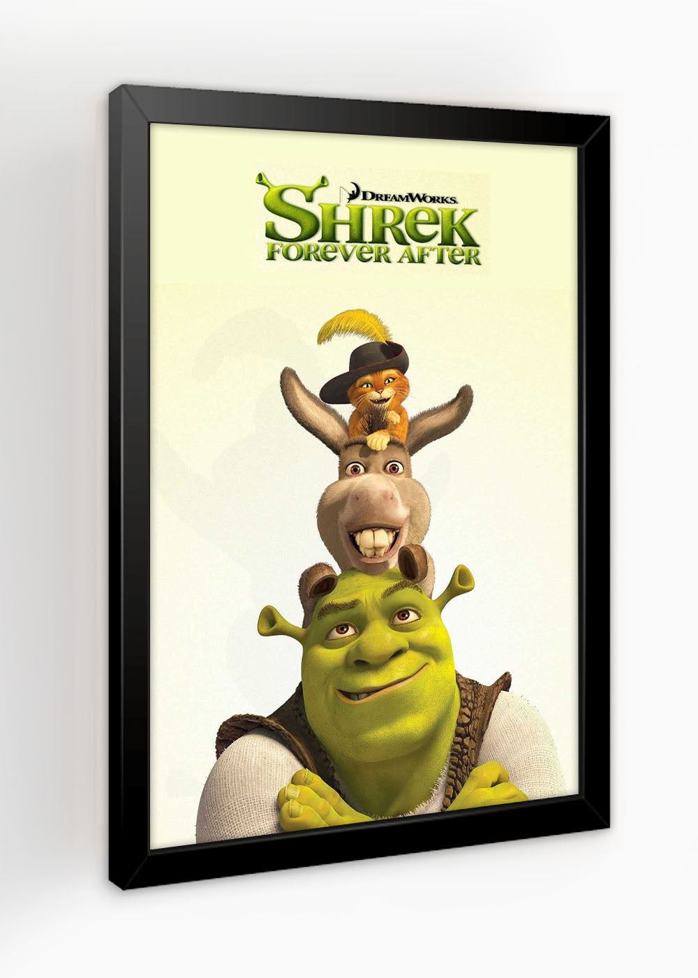 Quadro Decorativo Shrek e seus amigos - Com vidro