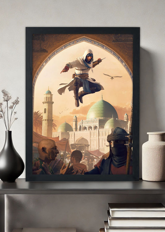 Quadro Decorativo Assassin's Creed - Com vidro