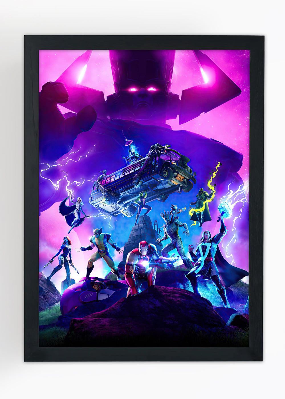 Quadro Decorativo Fortnite - Com vidro