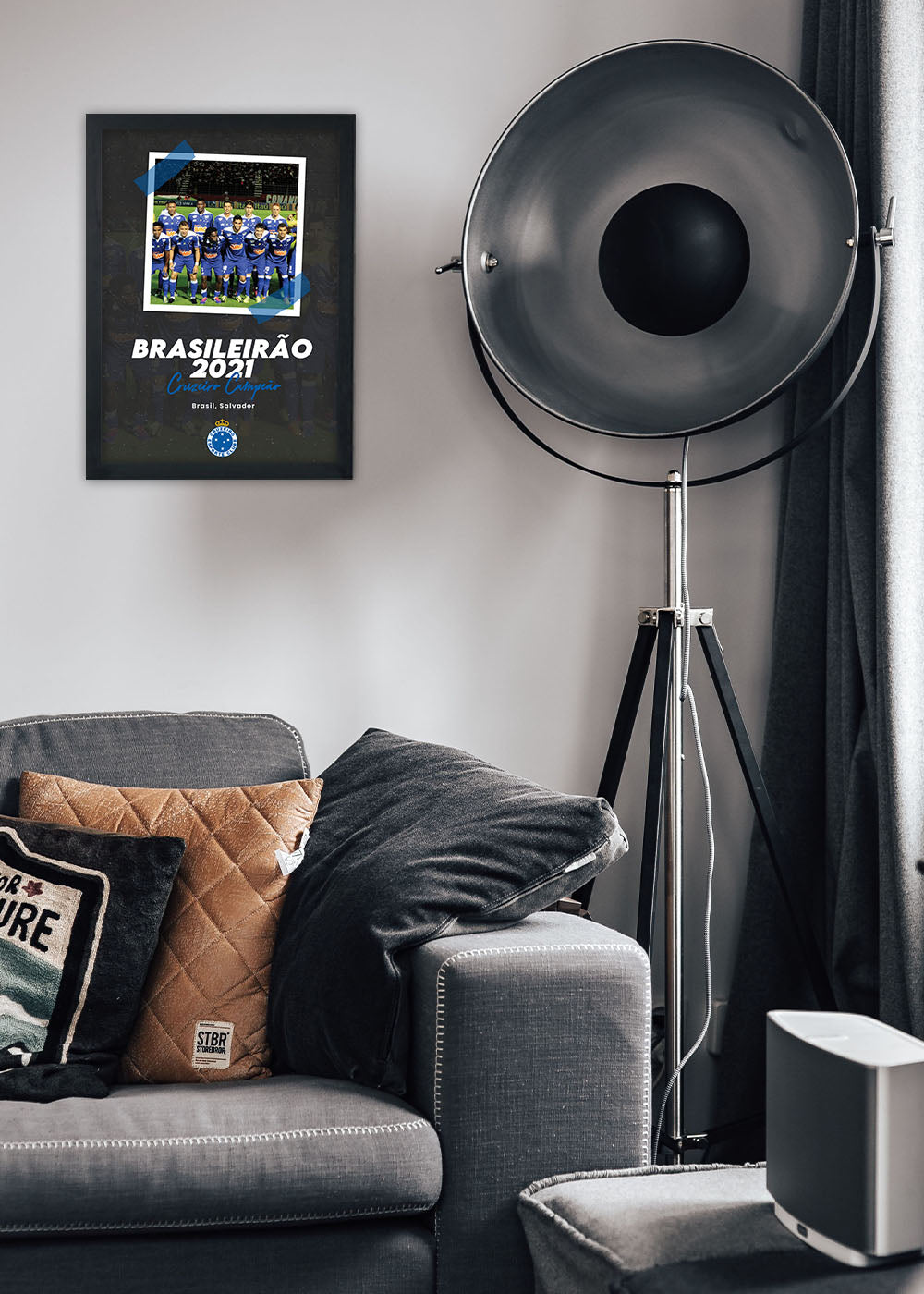 Quadro Campeonato Brasileiro 2013 - Com vidro