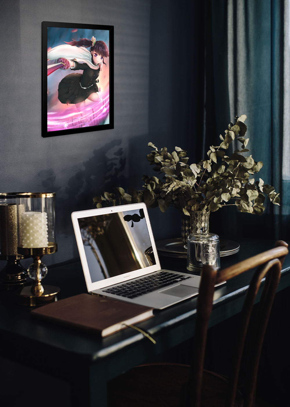 Quadro Decorativo Demon Slayer - Tsuguko - Com vidro