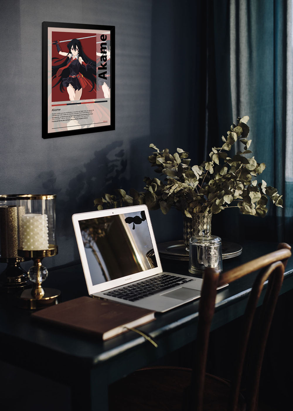 Quadro Decorativo Akame - Akame ga Kill! - Com vidro