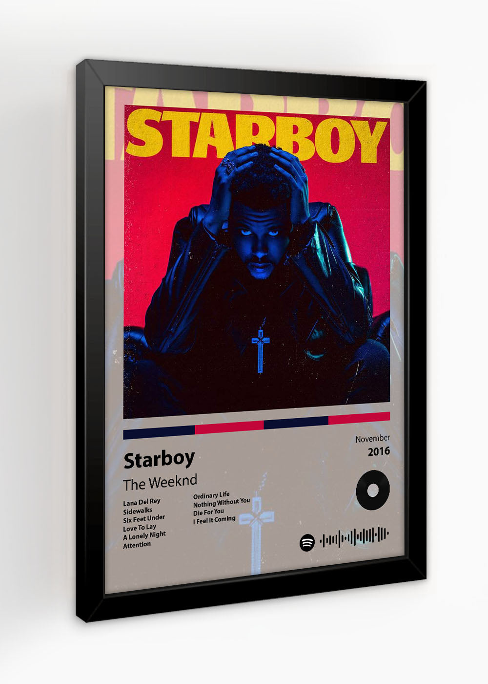 Quadro Decorativo Starboy - The Weeknd
