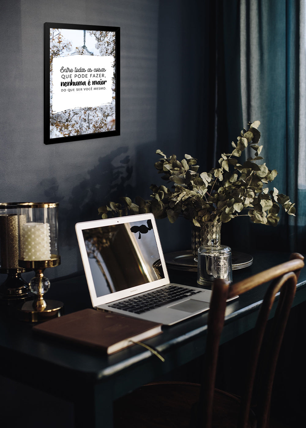 Quadro Decorativo Seja você mesmo - Com