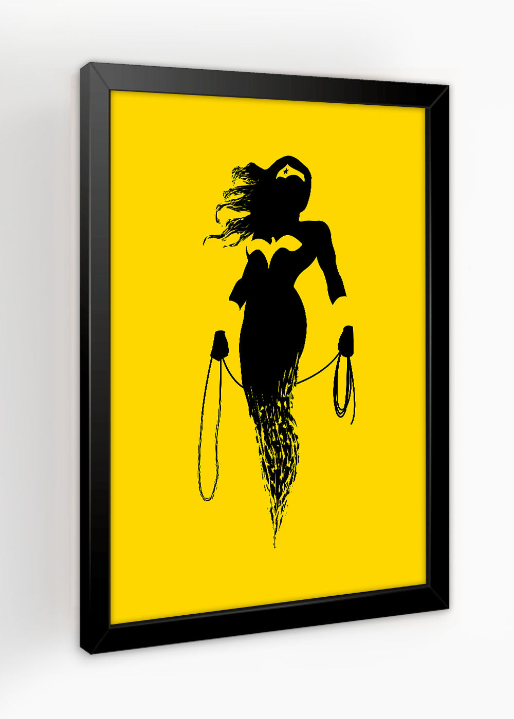 Quadro Decorativo Mulher Maravilha - DC - Com vidro