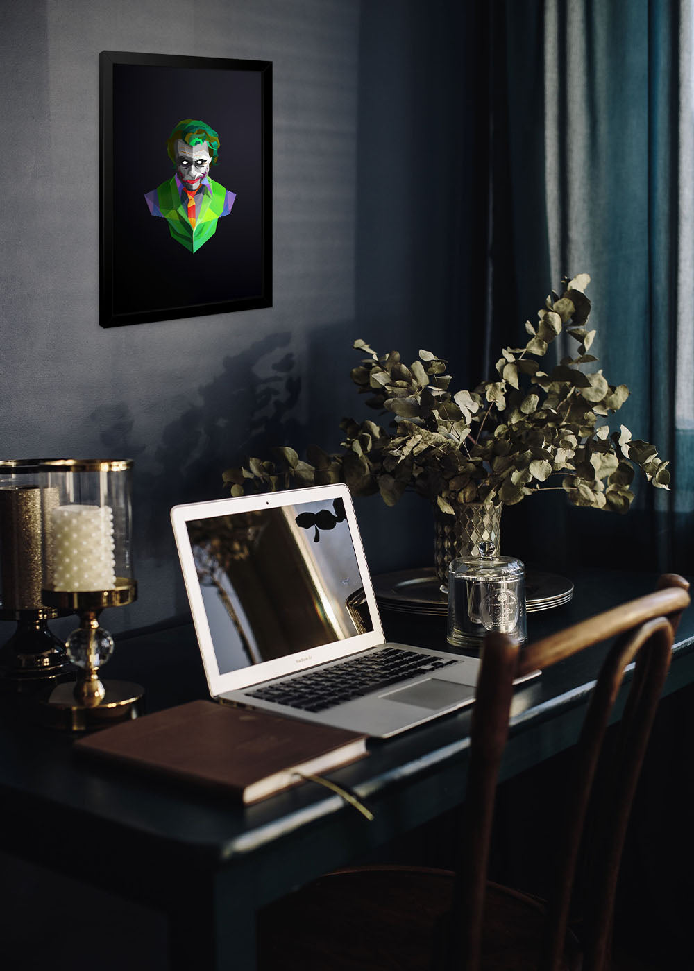 Quadro Decorativo Coringa - DC - Com vidro