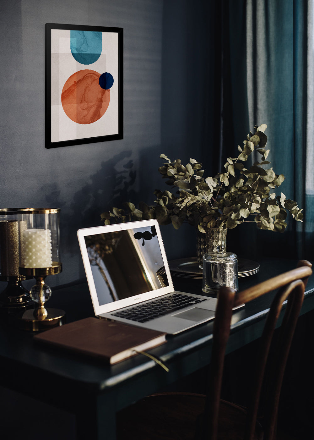 Quadro Decorativo Arte abstrata moderna - Com vidro