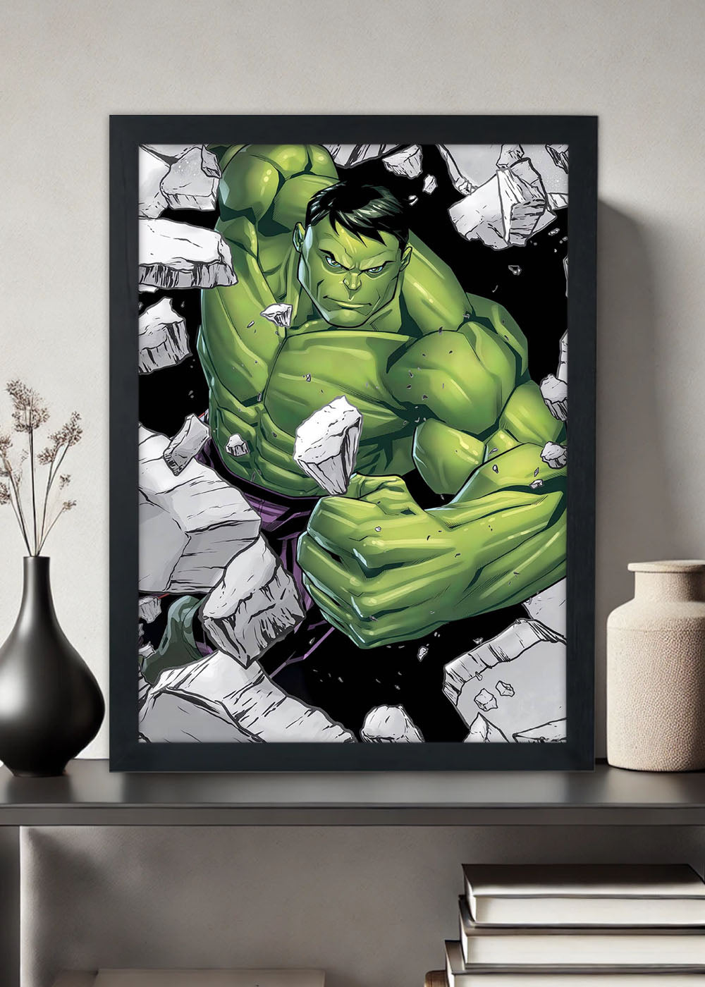 Quadro O incrivel hulk - Com vidro