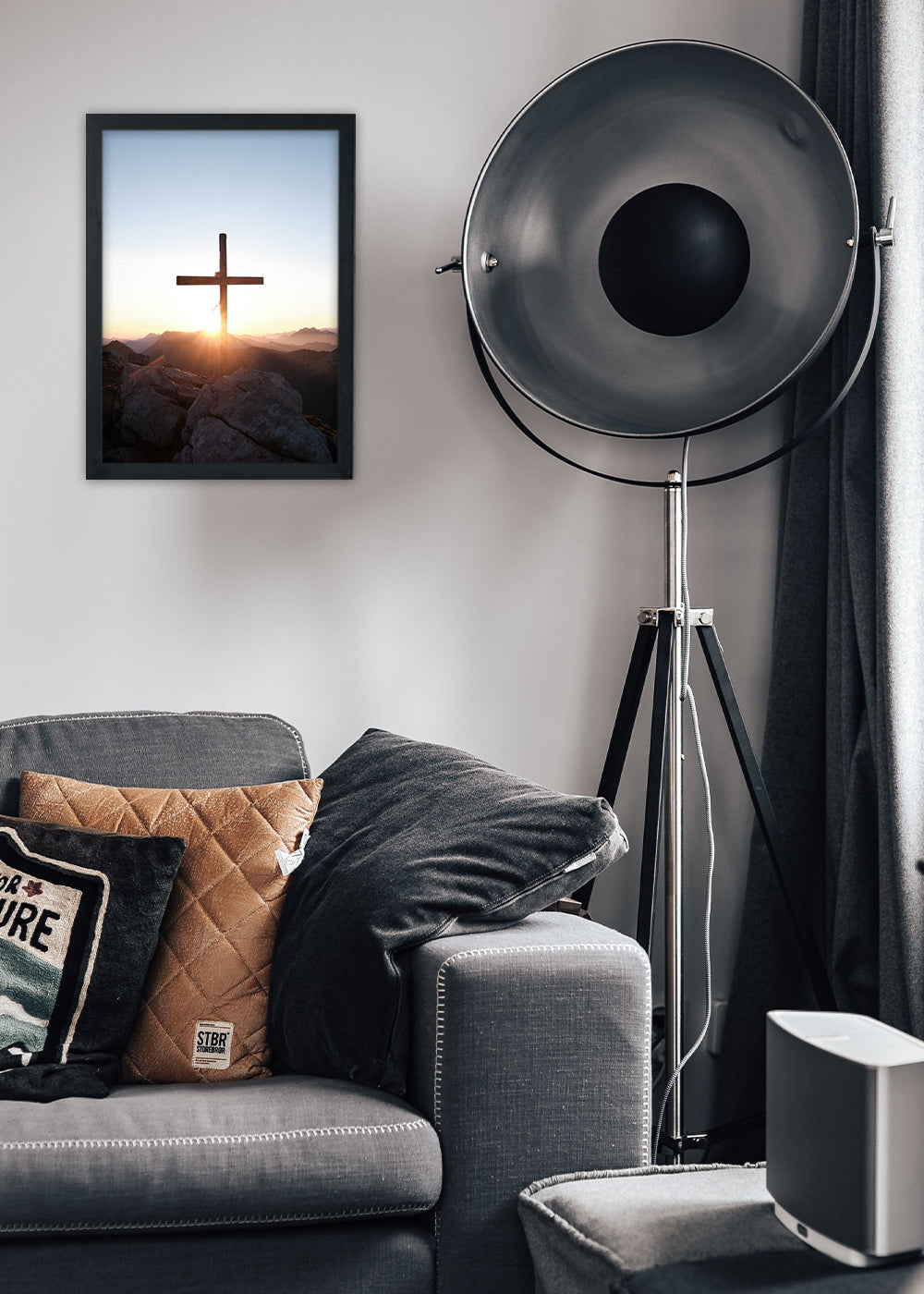 Quadro Cristianismo - Com vidro