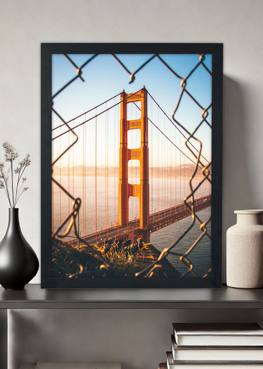 Quadro Decorativo A Ponte da Esperança - Com vidro