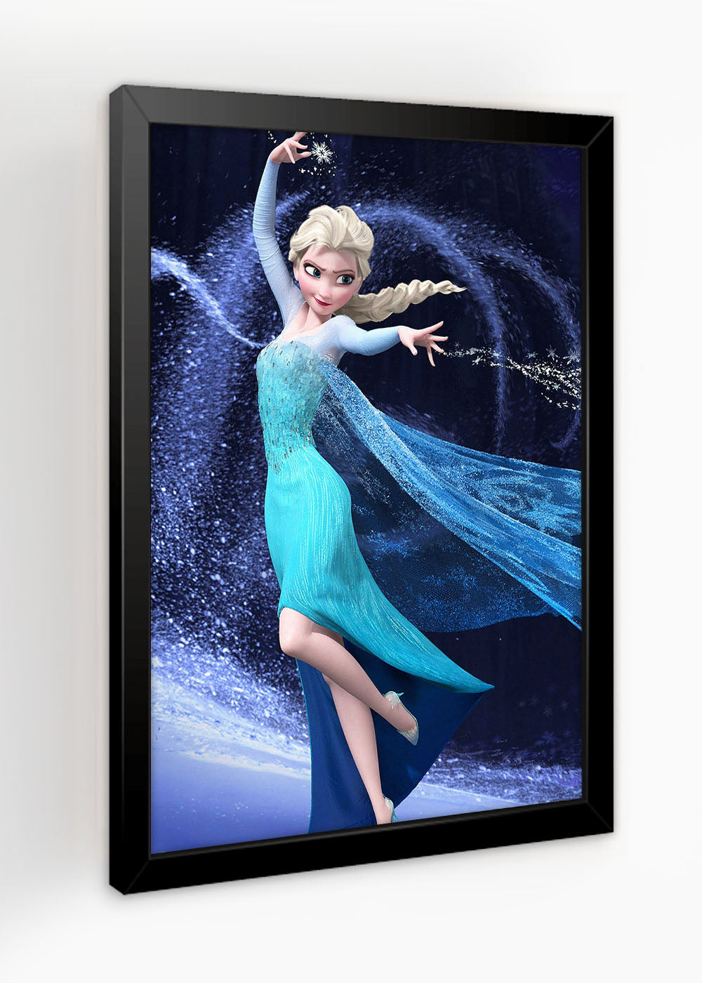 Quadro Elsa rainha do gelo - Com vidro