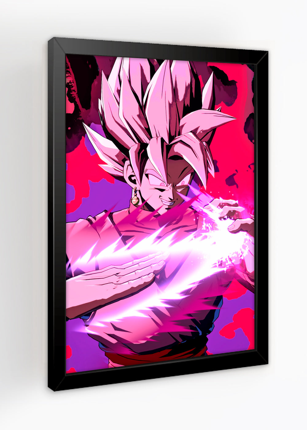 Quadro Dragon Ball FighterZ, Black - Com vidro