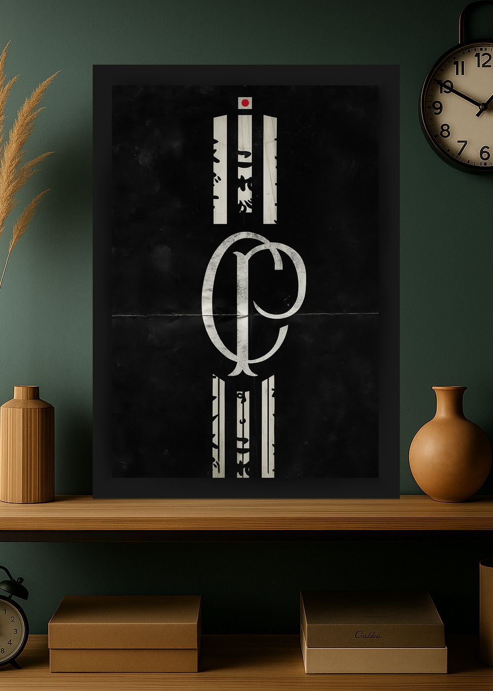 Quadro Com Vidro Corinthians Meu Amor com Moldura