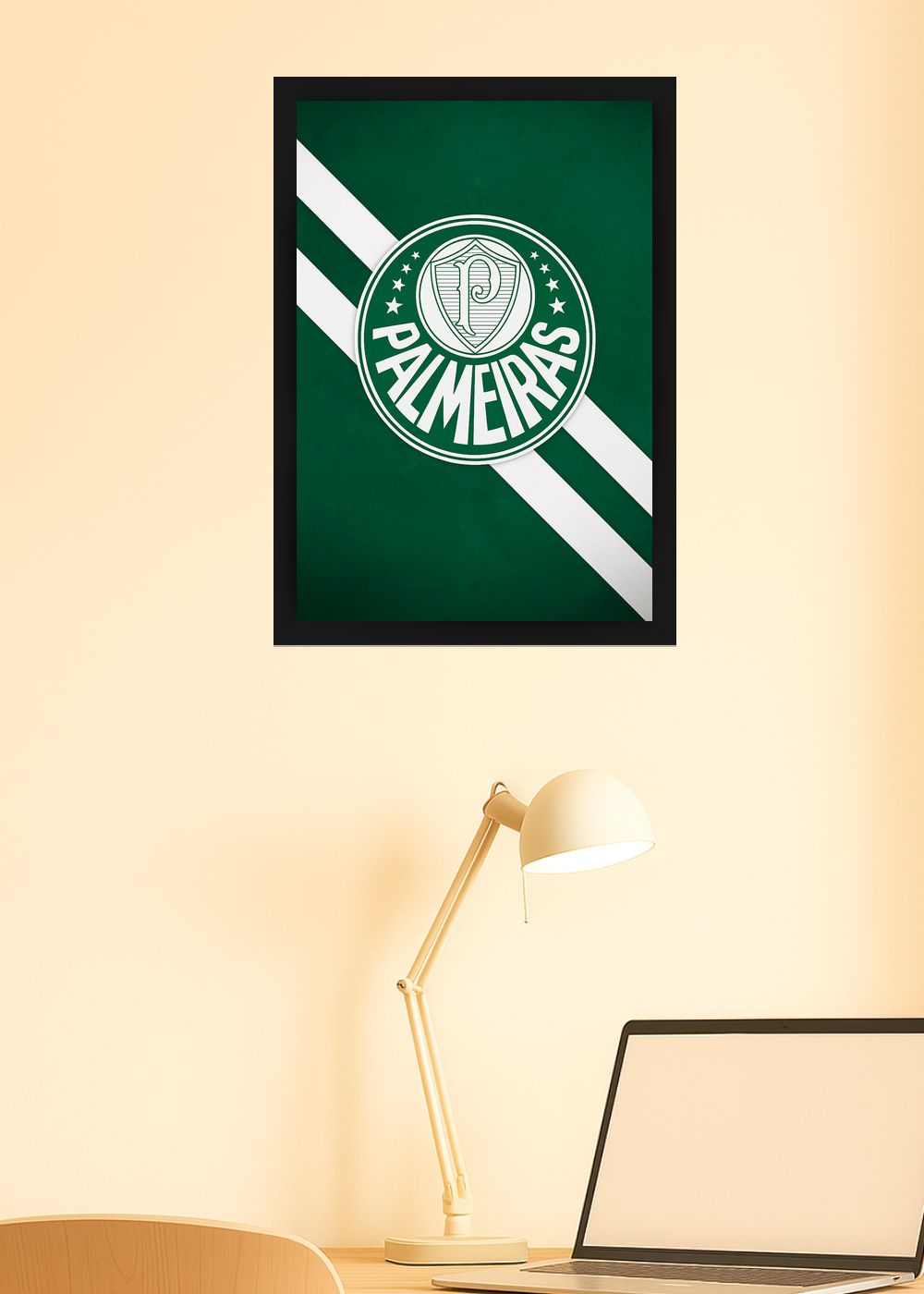 Quadro Com Vidro Palmeiras O Maior com Moldura
