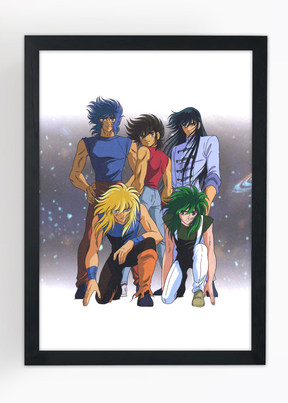 Quadro Anime Os Cavaleiros do Zodiaco - Com vidro