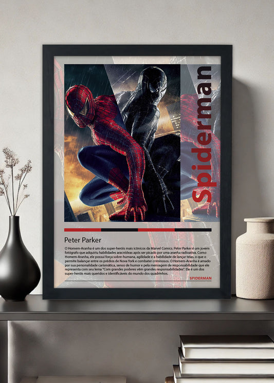 Quadro Homem-Aranha o filme - Com vidro