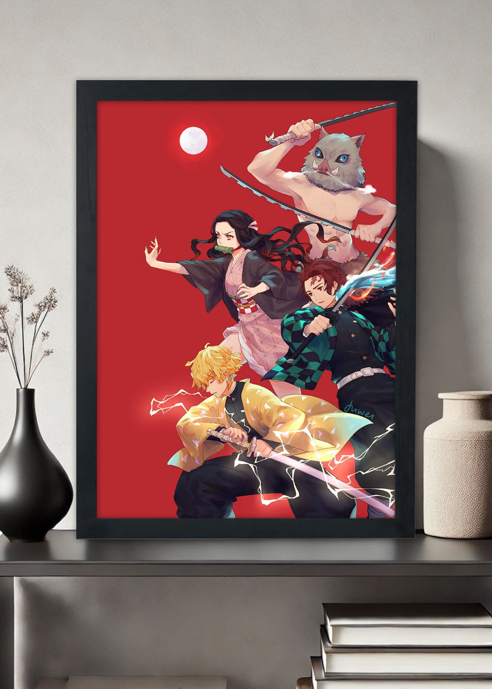 Quadro Decorativo turma de demon slayers