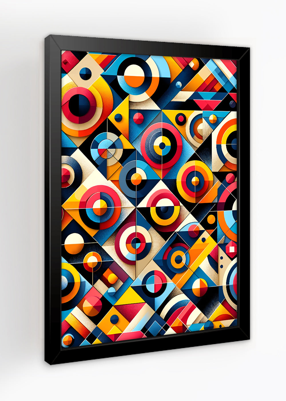 Quadro Decorativo olhos abstratos - Com vidro