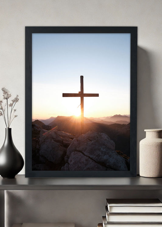 Quadro Cristianismo - Com vidro