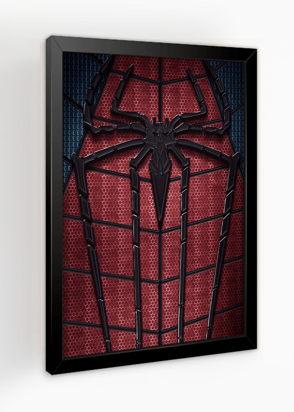 Quadro Decorativo Heroi Marvel - Logo do aranha - Com vidro