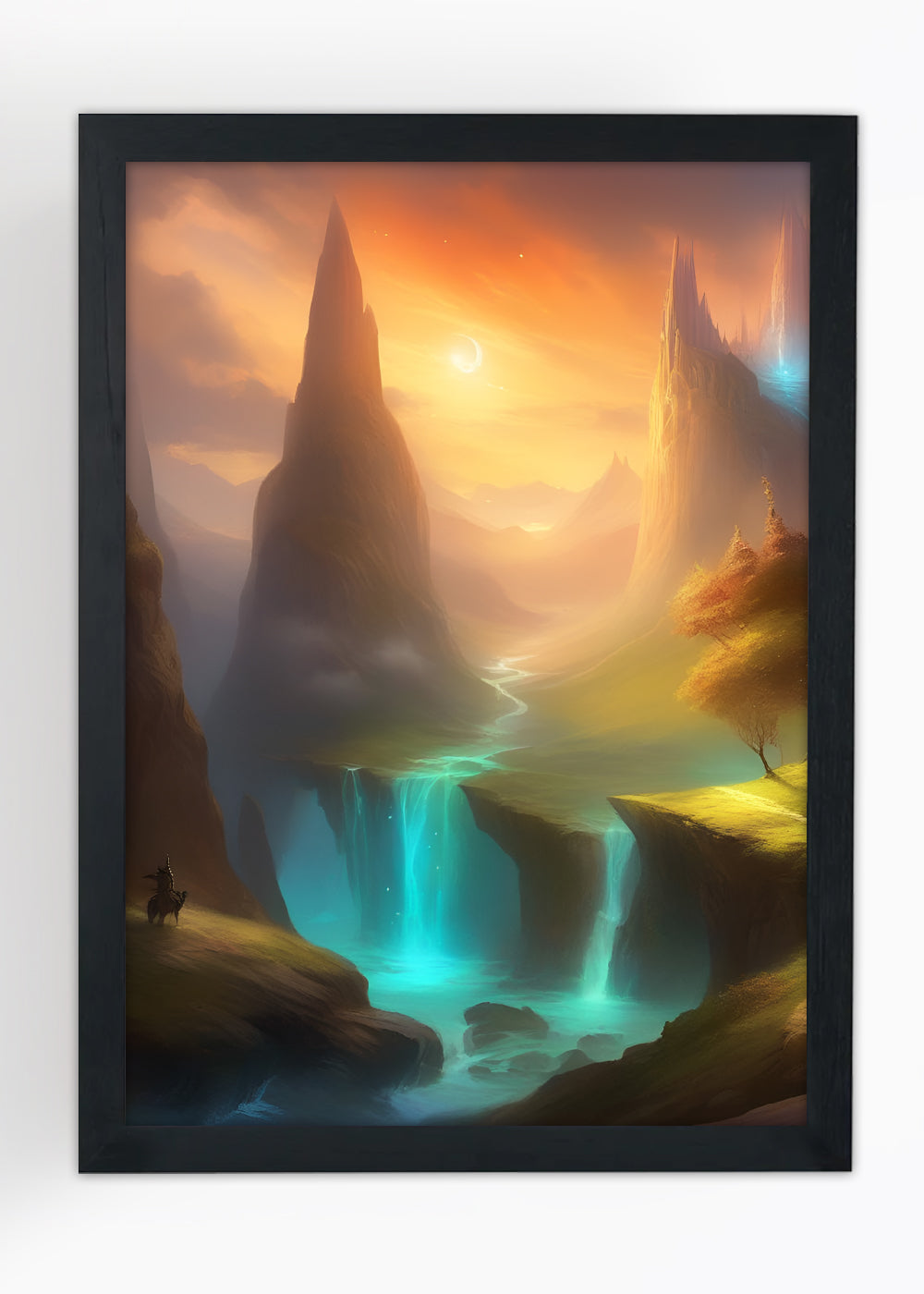 Quadro O Belo Reino de Svartalfheim - Com vidro