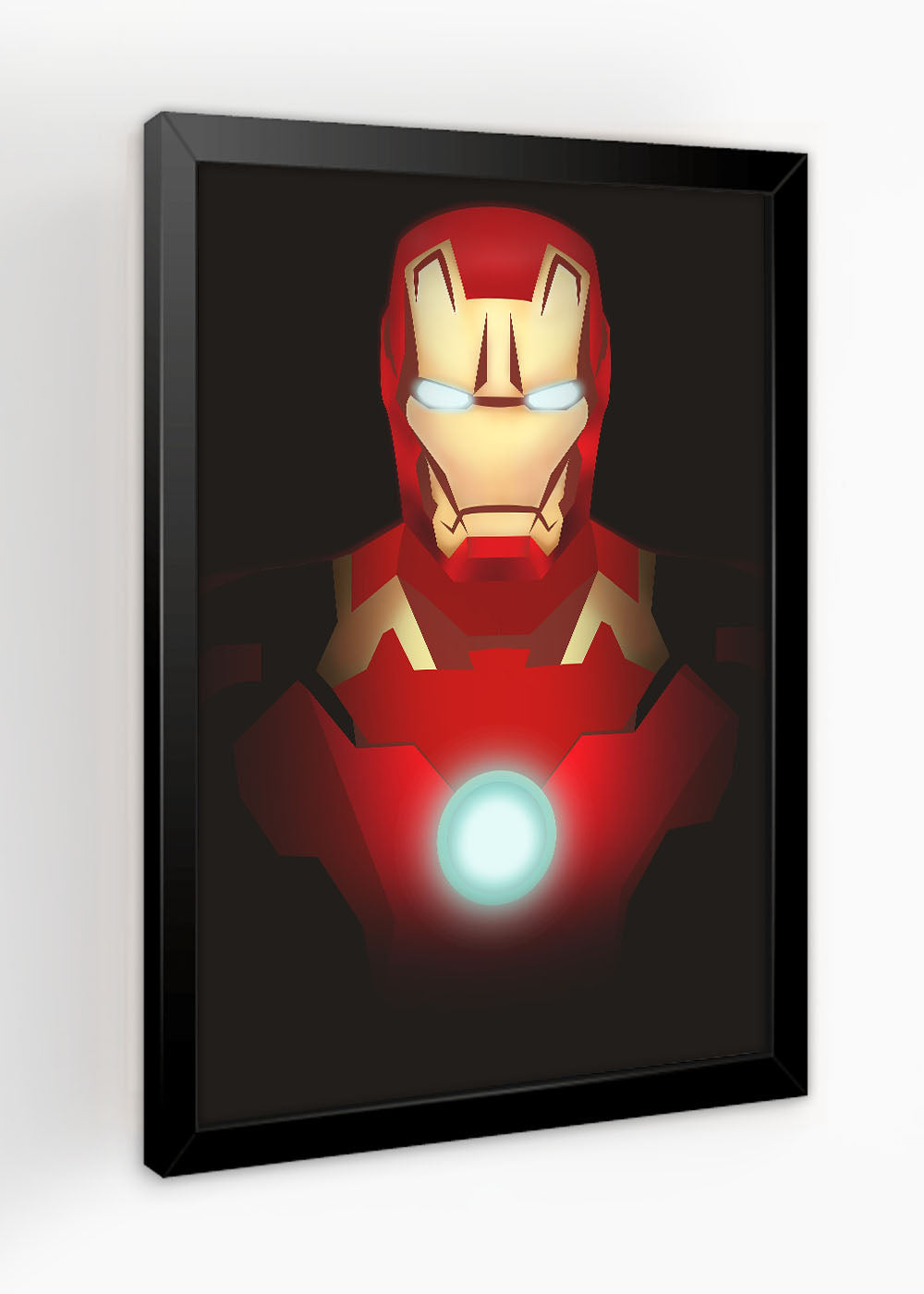 Quadro Decorativo Desenho do Homem de Ferro - Com vidro