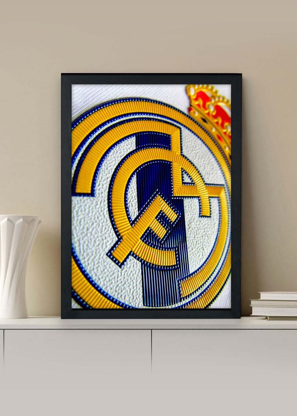Quadro Logo do Real Madrid - Com vidro