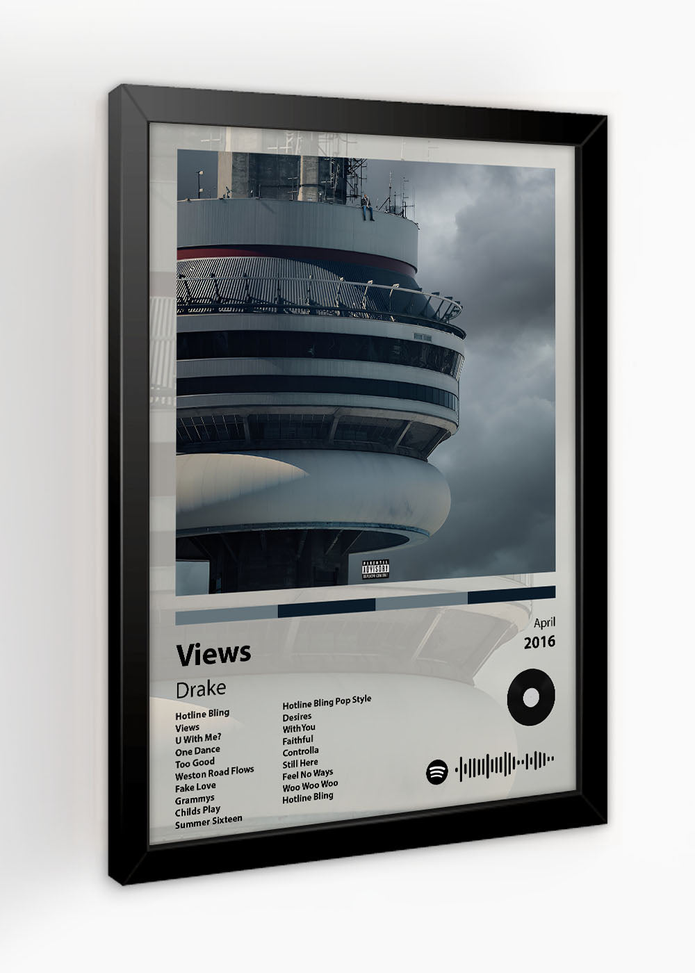 Quadro Decorativo Views - Drake
