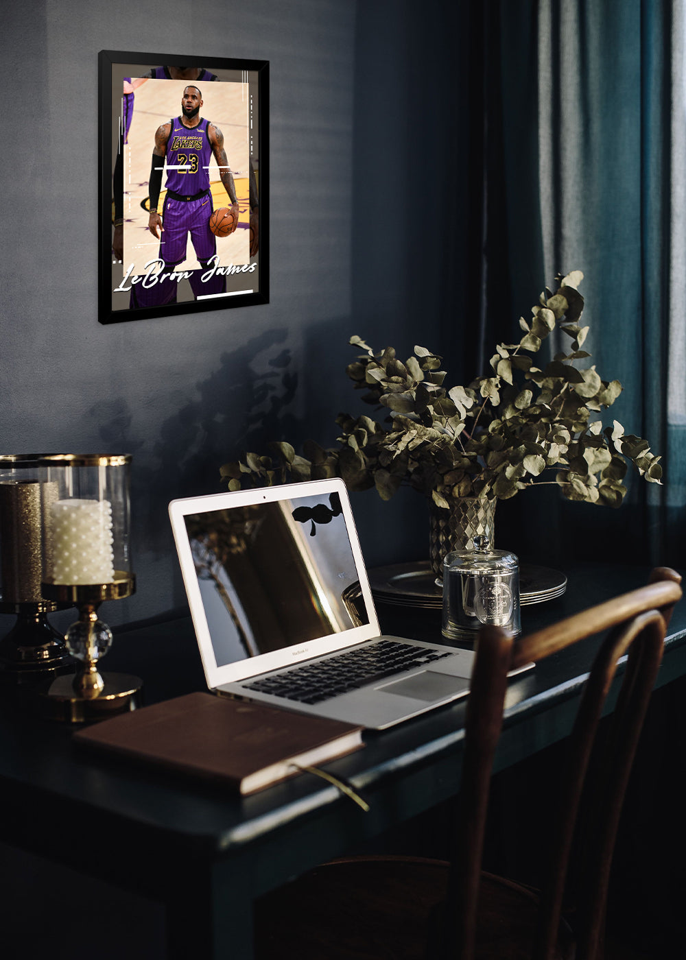 Quadro Decorativo LeBron James - Com vidro