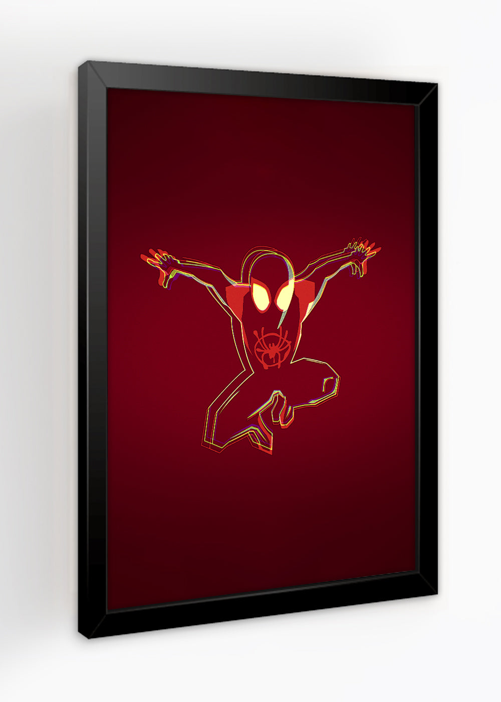 Quadro Homem-aranha Miles Morales - Com vidro