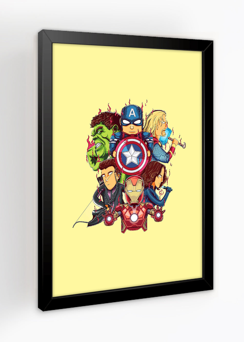 Quadro Decorativo Liga da Justiça - Com vidro