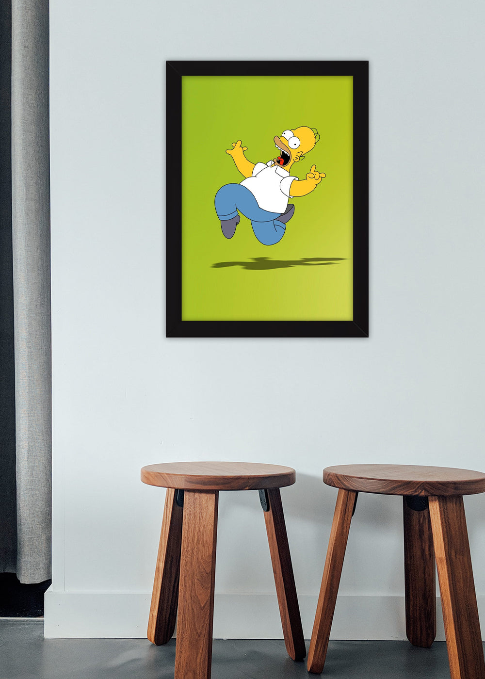 Quadro Decorativo Homer Simpson The Simpson - Com vidro