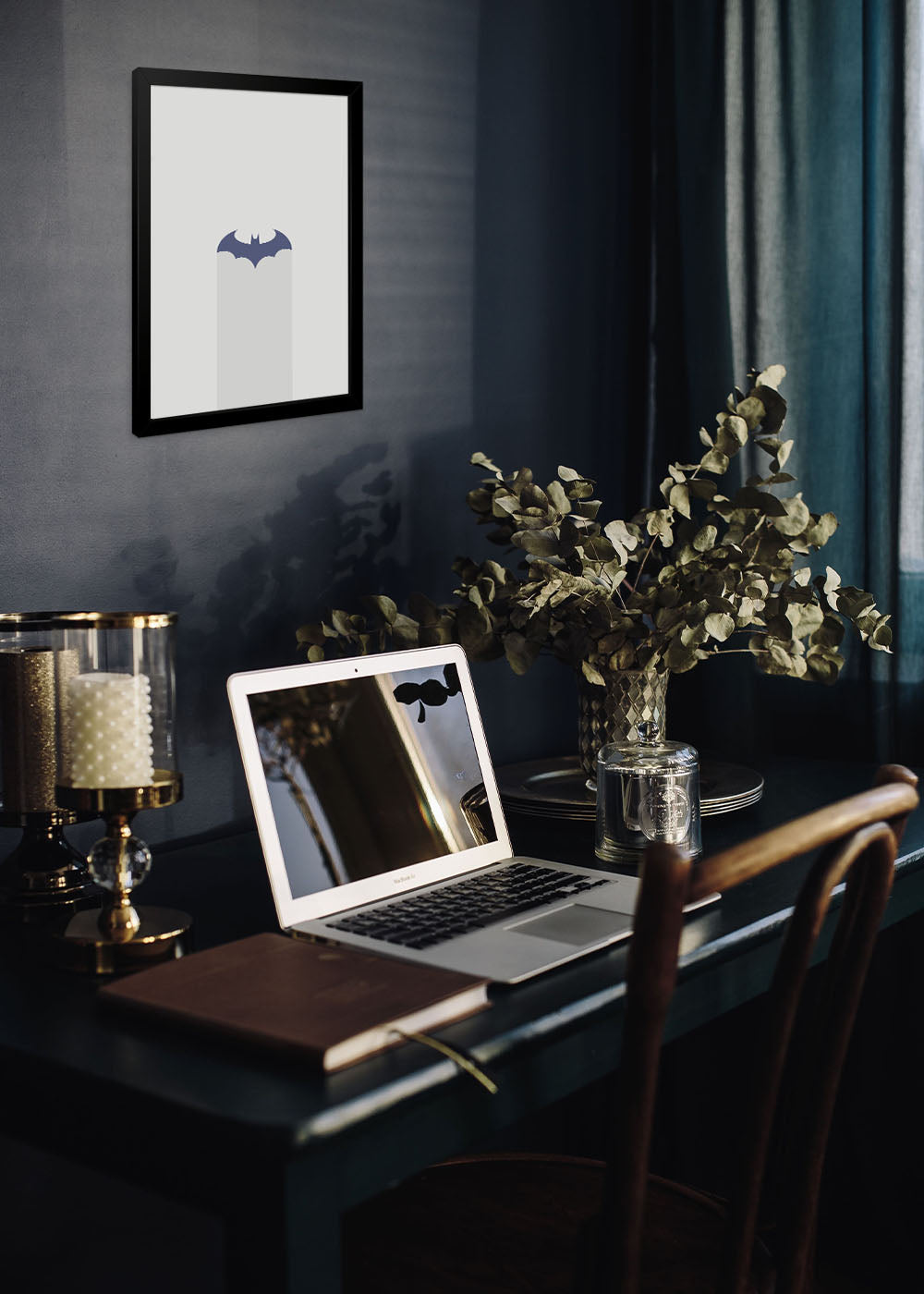 Quadro Decorativo Batman - Com vidro