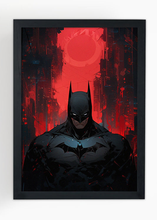 Quadro Decorativo Batman - DC - Com vidro