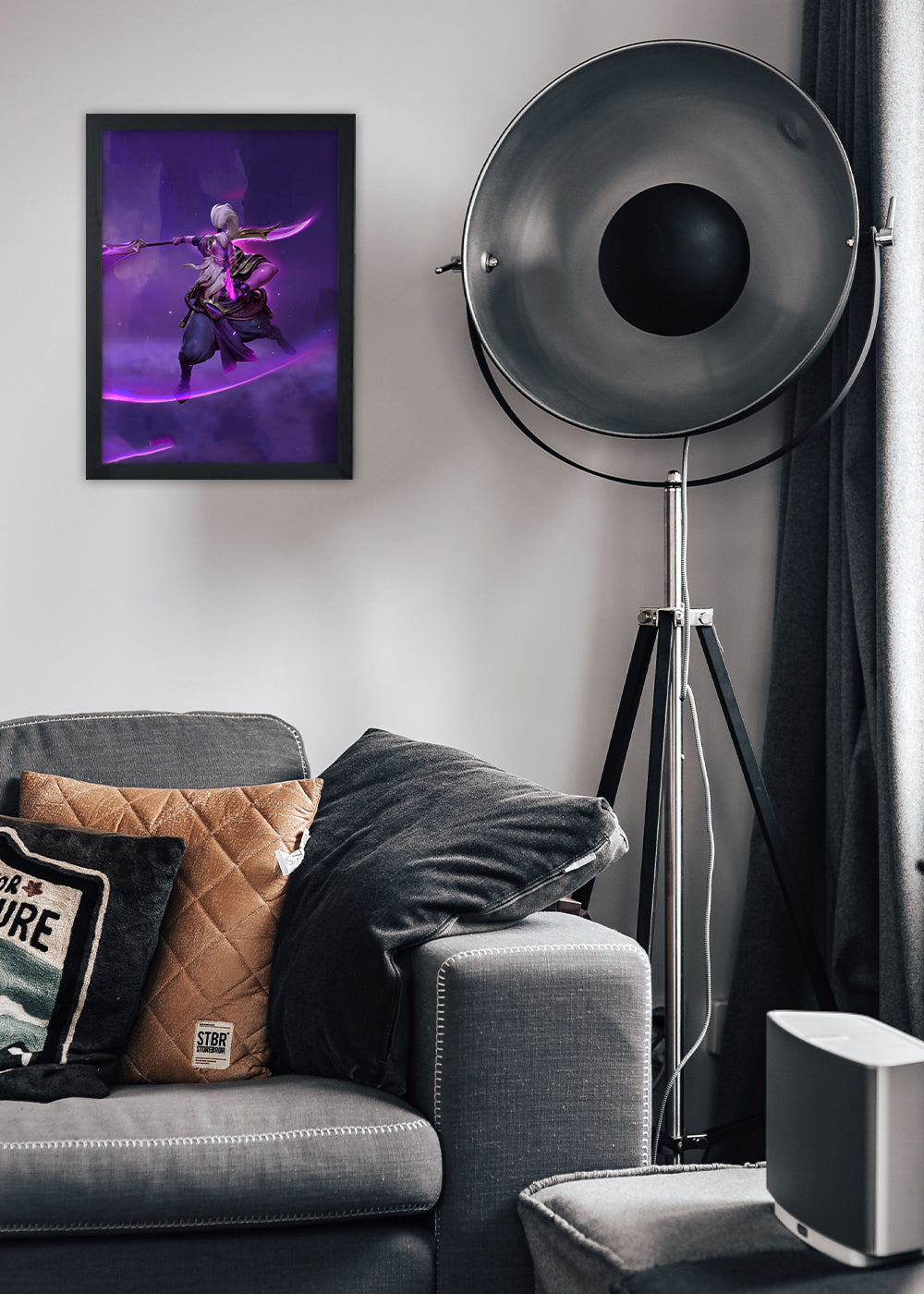 Quadro Void Spirit - Dota 2 - Com vidro