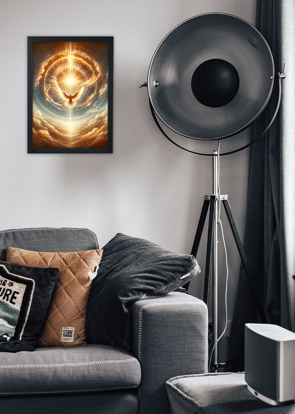 Quadro O espírito santo - Católica - Com vidro