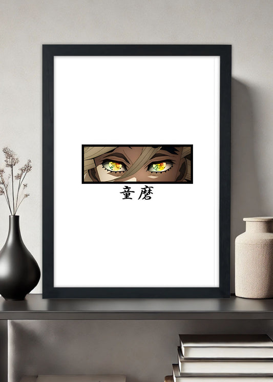 Quadro Decorativo Douma - Demon slayer - Com vidro