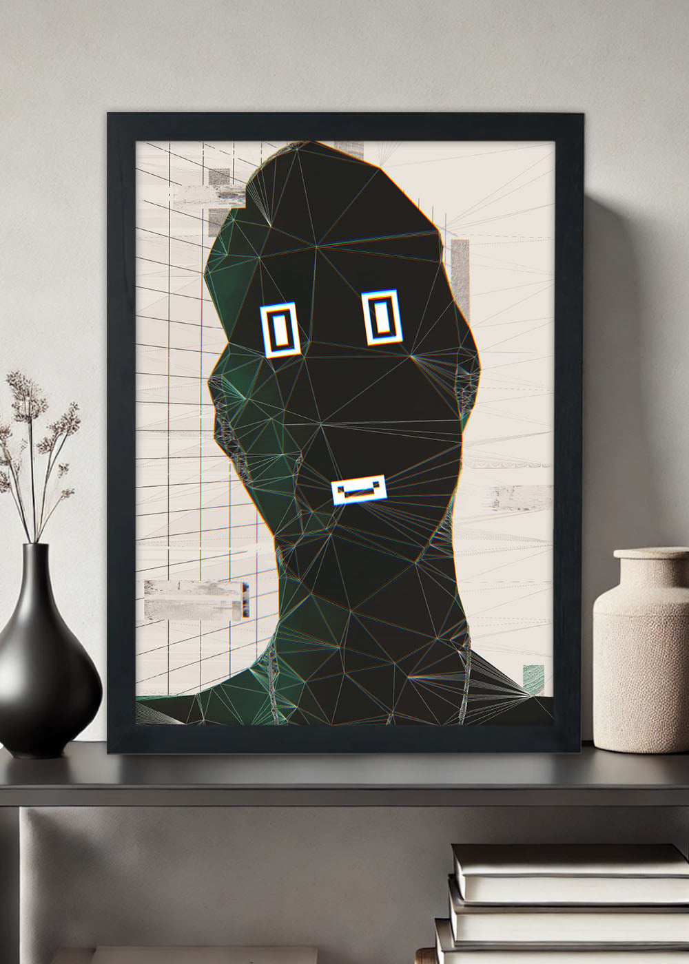 Quadro Decorativo O caos - Com vidro